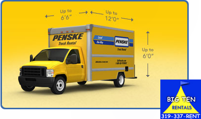 12 foot Penske truck