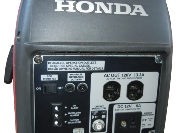 Silent, 2,000 watt Generator by Honda.