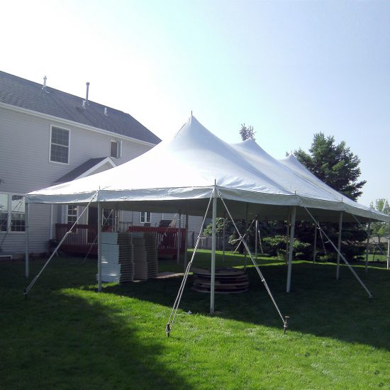 20' x 40' Elite Rope and Pole Tent Rental