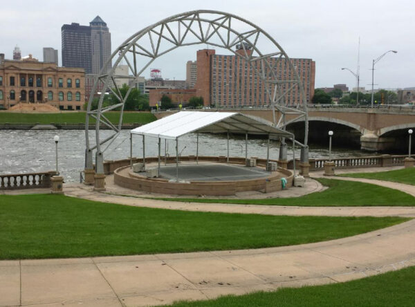 30' x 30' Losberger clearspan event tent rental