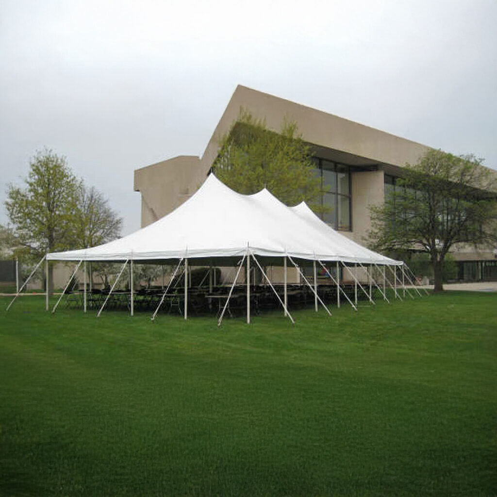 30' x 60' Elite rope and pole tent rental