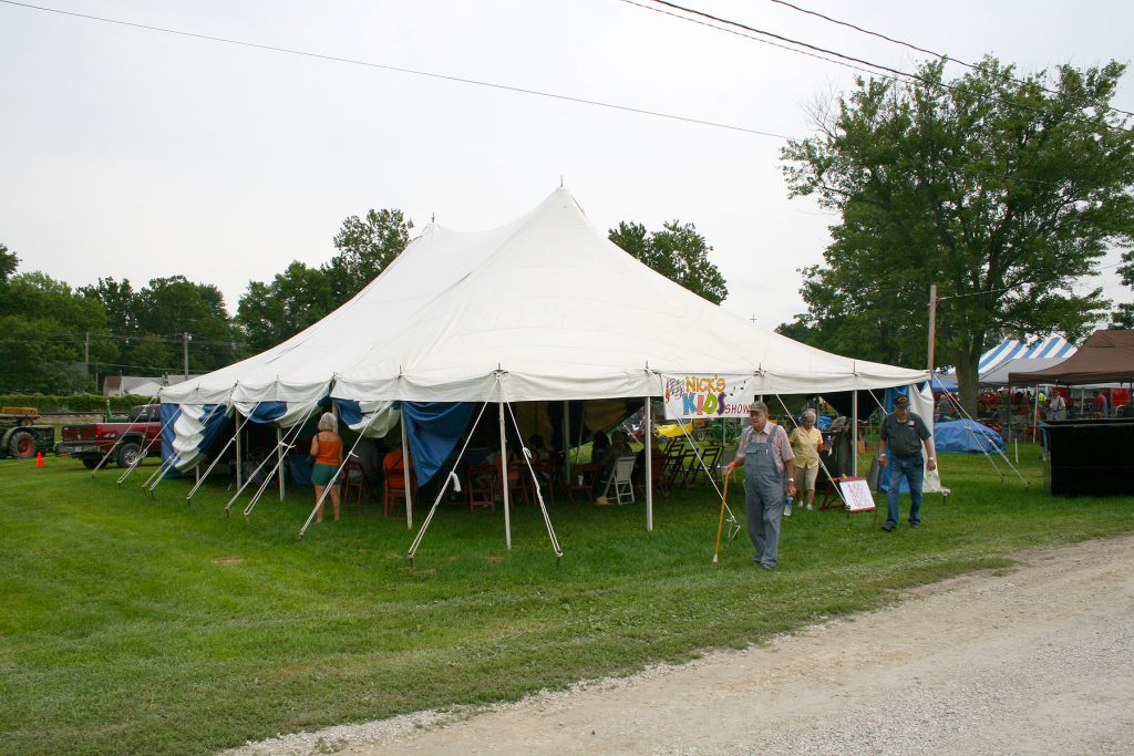 30' x 45' rope and pole tent for nicks kids show