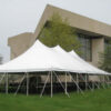 Picture of our 30' x 60' Elite "Rope and Pole" event tent.