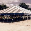 40' x 160' Gala rope and pole tent for rent