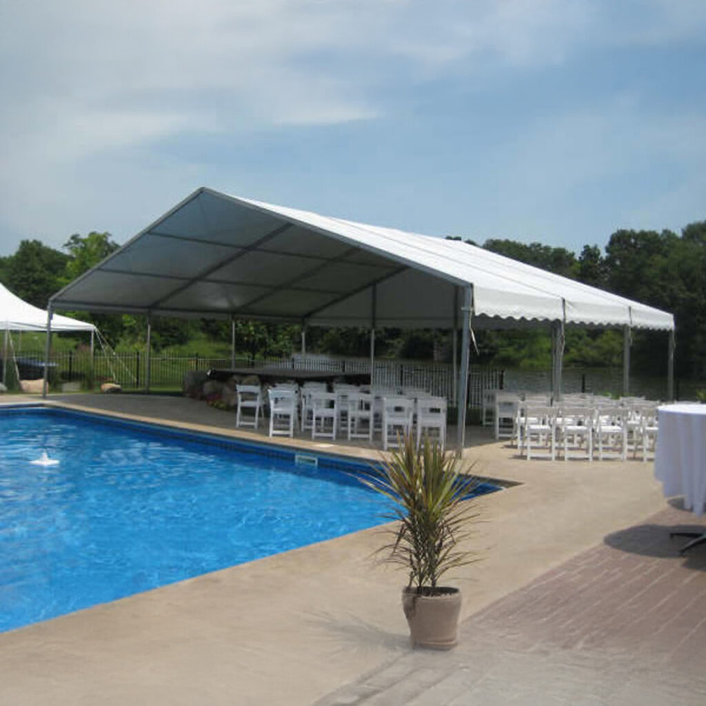 40' x 30' Temporary Tent Structure | Losberger Clearspan | 1,200 ft²