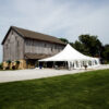 40' x 40' rope and pole tent at Sutliff Cider Company