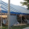 Outside of our 40' x 130' Gala "Rope and Pole" event tent from another angle.