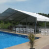 40' x 30' Losberger clearspan tent for rent.