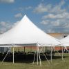 40' x 40' Elite "Rope and Pole" event tent rental.