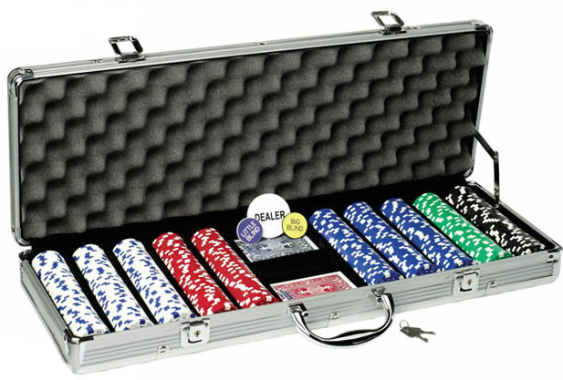 500 piece 13.5g poker chip set