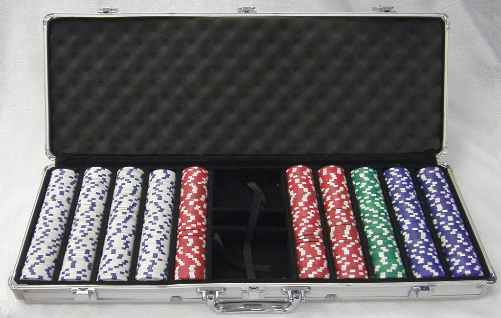 1000 piece poker chip set