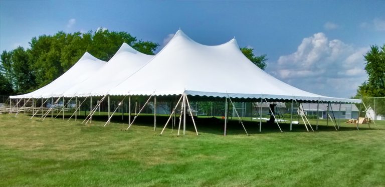 60′ x 120′ Rope and Pole Tent | Legend “Twin Pole”