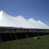 Outside view of 80' x 150' Rope and Pole tent.