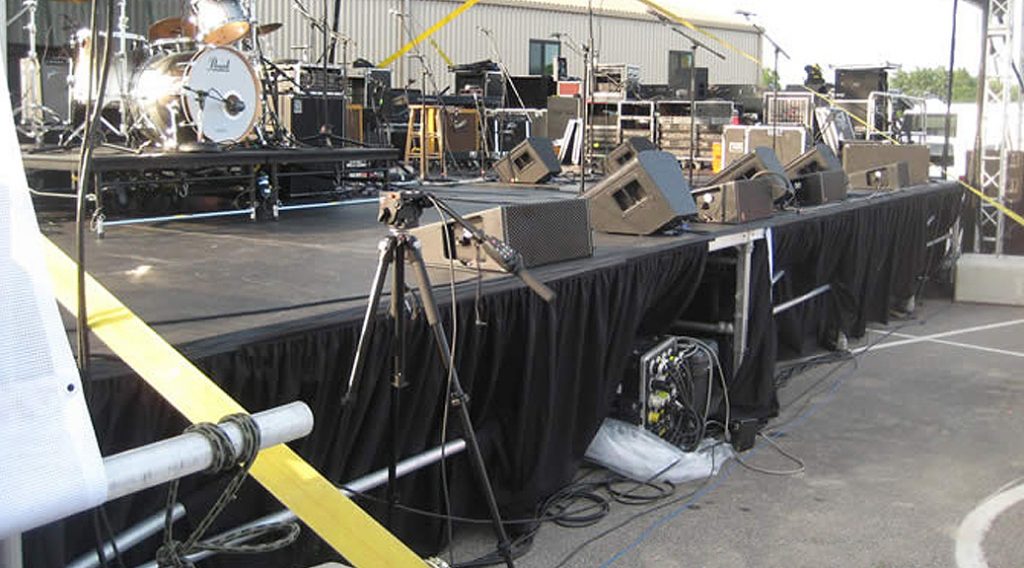 Concert Stage rental in Iowa