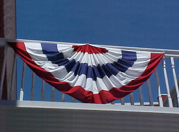 Red, White, and Blue bunting rental