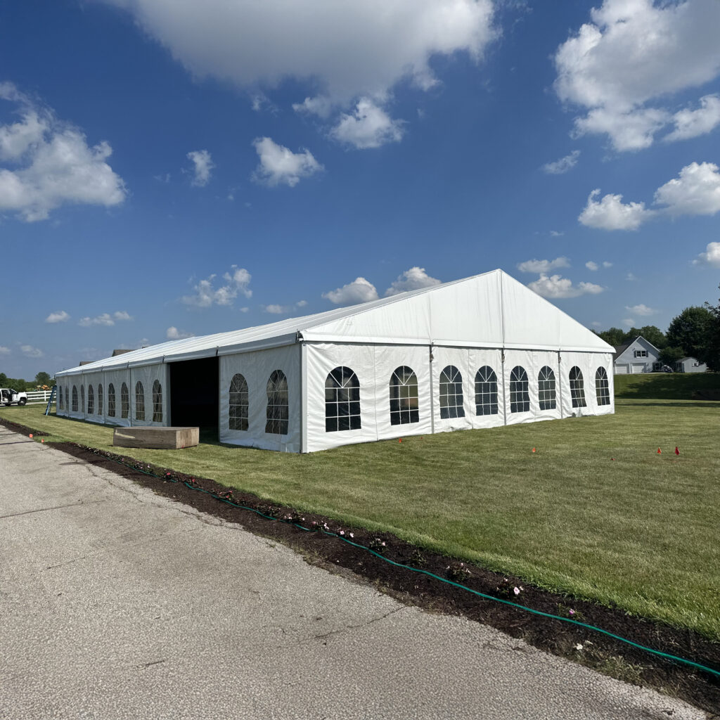 60' x 115' Temporary Tent Structure | 18m x 35m Losberger Clearspan