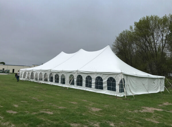 Rent 40' x 80' rope and pole tent