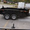 Right side of 6' x 12' Tandem Axle Dump Trailer for rent [5970]