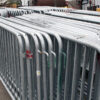 Stacks of "Bike Rack" barricade.