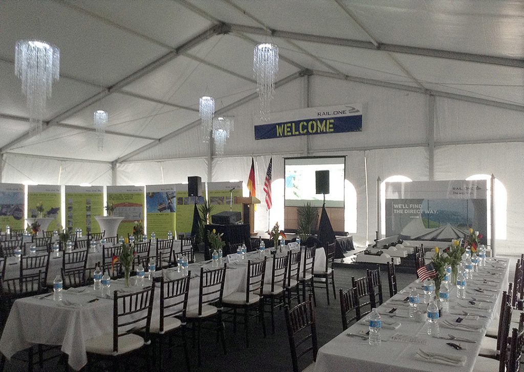 clear spanning event structure rental