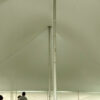 Inside the 40' x 60' rope and pole tent.