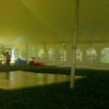 Panoramic view from under the 60' x 90' Genesis rope and pole event tent.