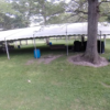 Side view of 40' x 60' Losberger event structure/tent.