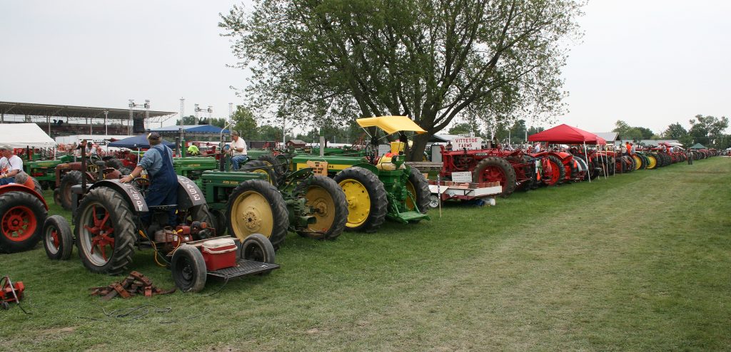 Tractors as far as the eye can see