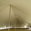 View from under the 60' x 150' Rope and Pole tent made by Genesis.