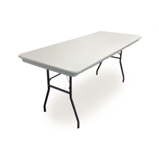 6′ x 30″ Polyethylene plastic banquet table