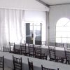 Glass Doors installed on an event "tent"/structure.