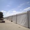 Outside view of the 18m x 60m (60' x 197') Losberger clearspan event structure/tent.