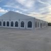 60' x 98' Temporary Tent Structure (18m x 30m Losberger Clearspan) Summit Farms Agricultural Group in Hubbard, Iowa