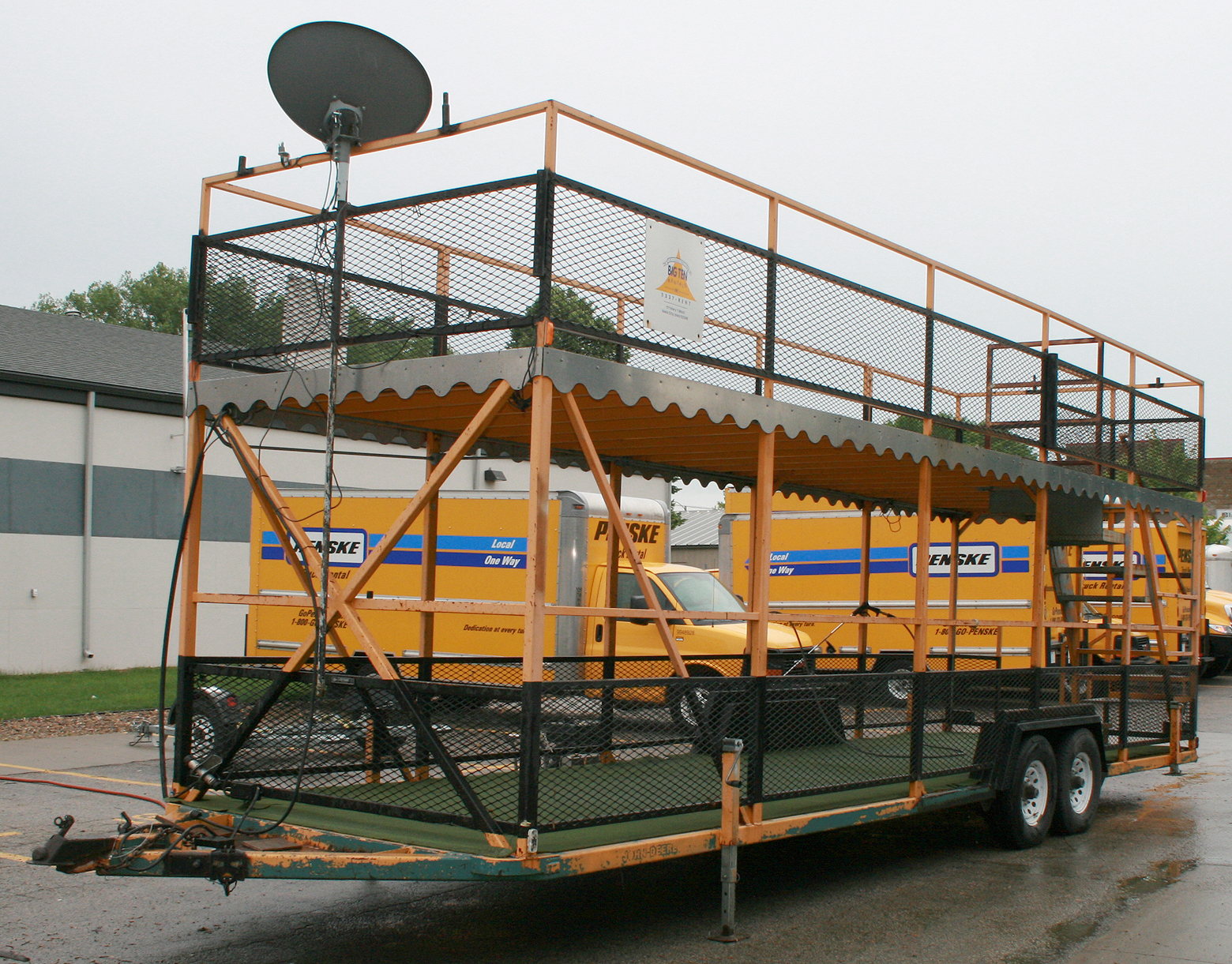 double decker car trailer
