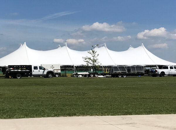 60' x 150' Legend Rope and Pole Tent rental
