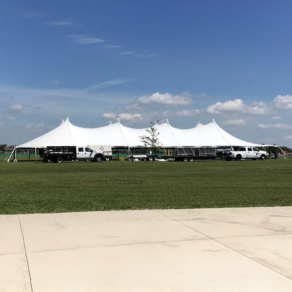 Rent 60' x 150' Legend Rope and Pole Tent