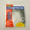 Full and Twin sized mattress protective plastic bag for moving.