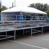 44' x 88' multi-tiered stage for rent
