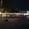 Beverage/Beer Garden Fencing with lights at night