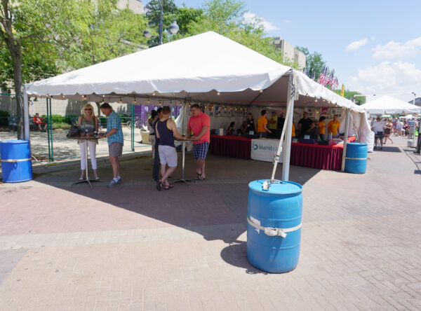 Custom Beverage/Beer Garden Tent Setup