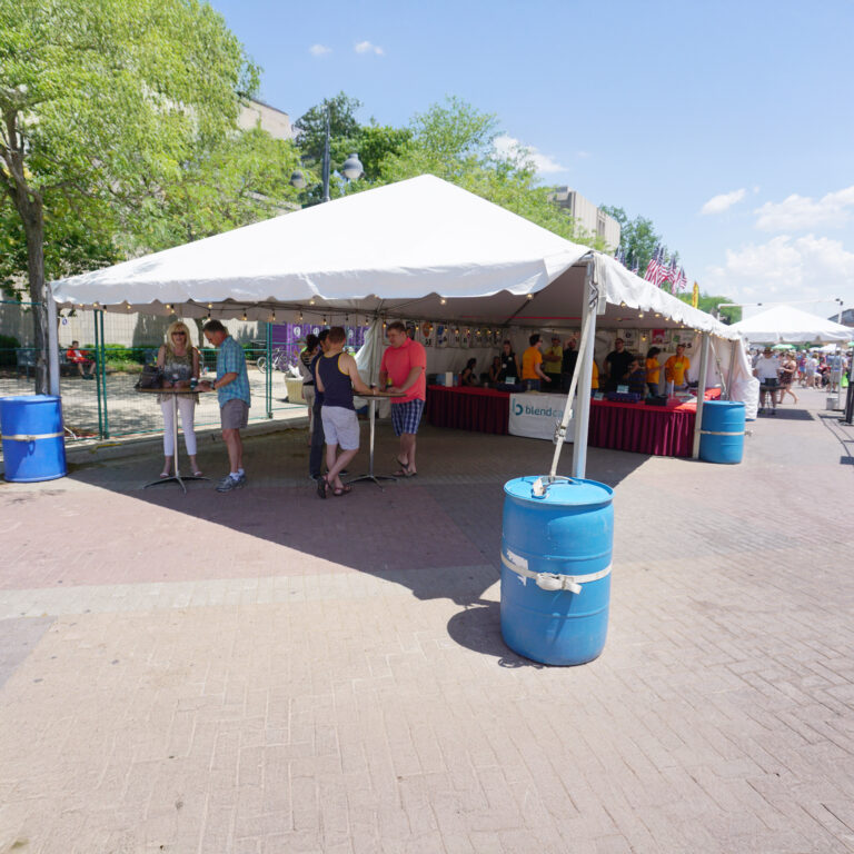 Custom Beverage/Beer Garden Tent Setup