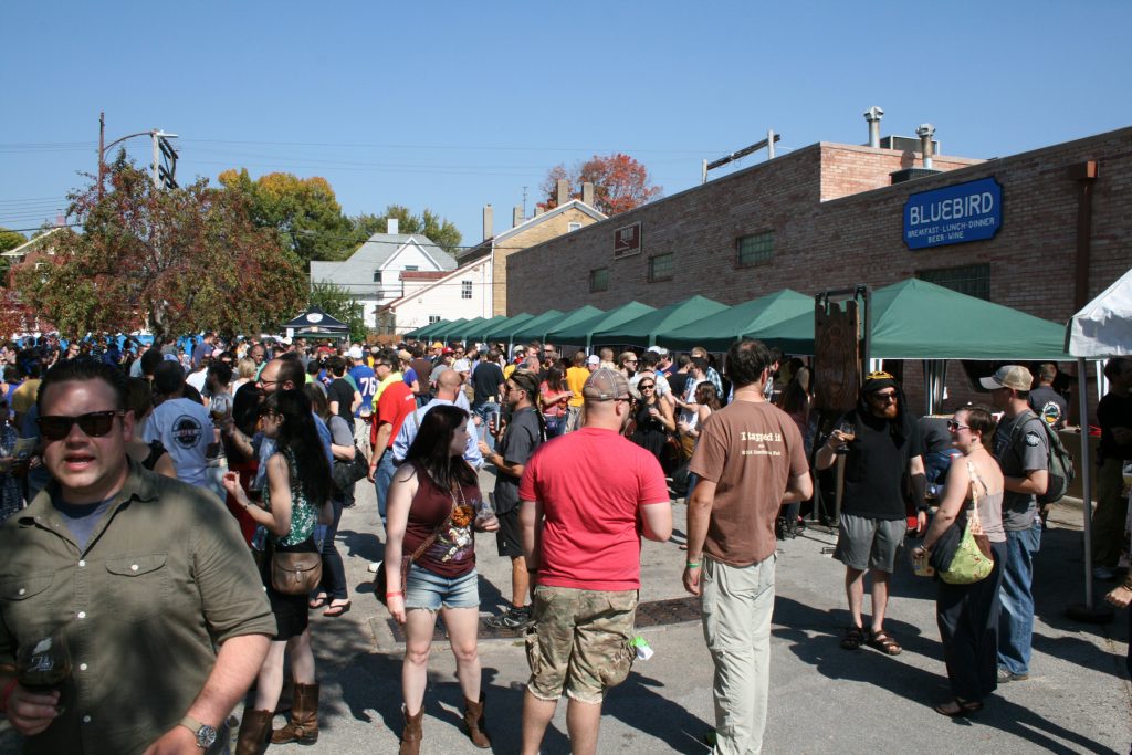 Oktoberfest crowd
