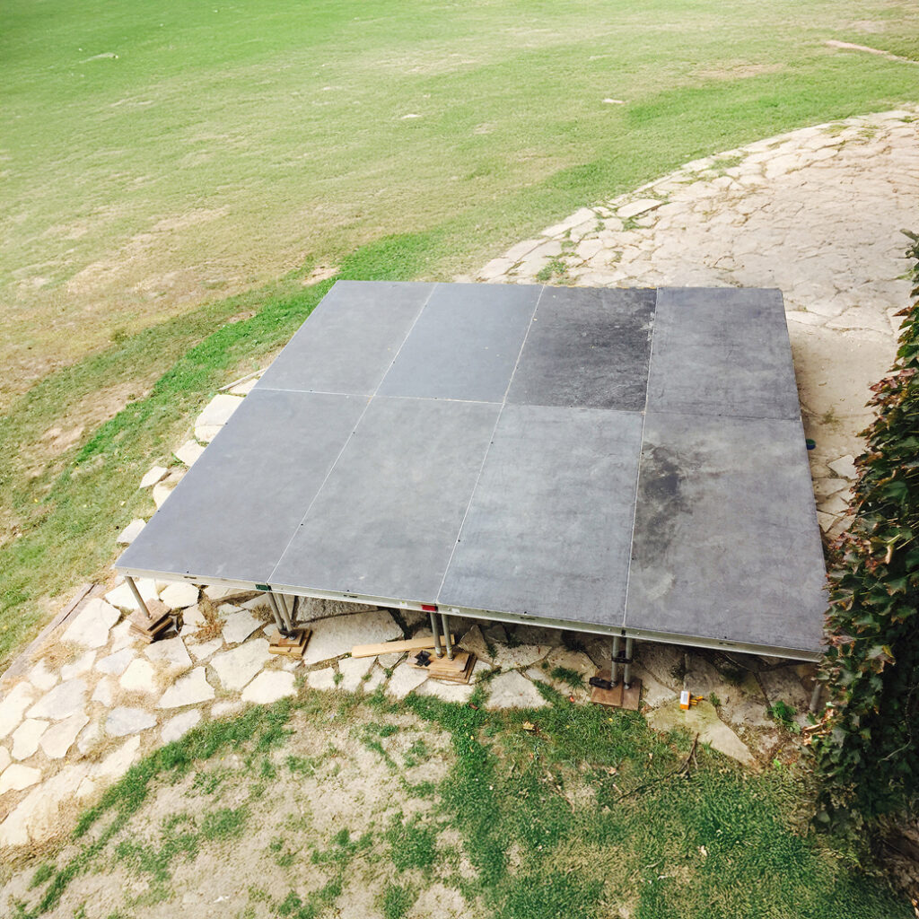 16′ x 16′ Event / Concert Stage | 256 ft² | Railings & Stairs Available