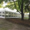 40' x 80' hybrid tent and 20' x 40' frame tent