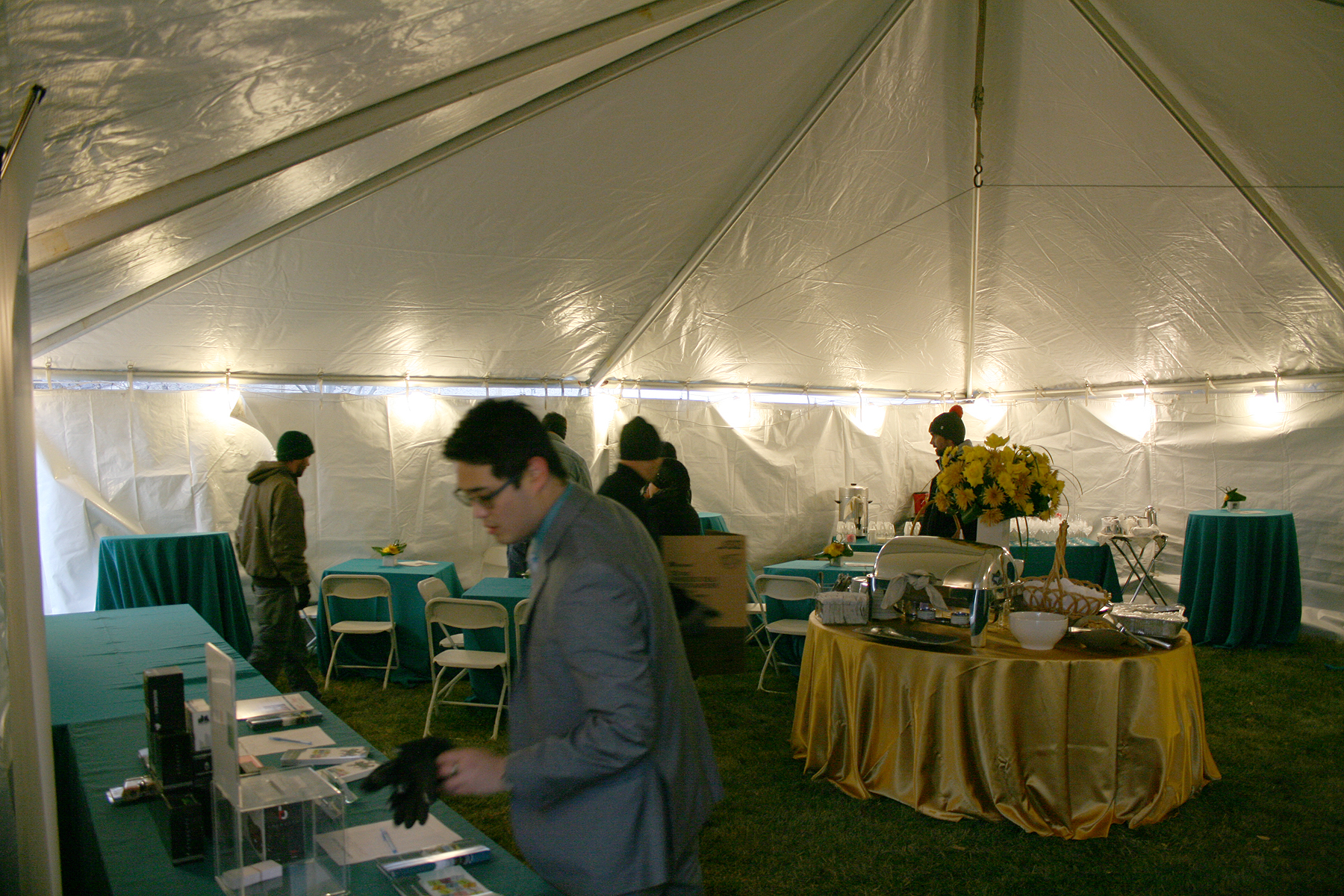 Heated event tents best sale