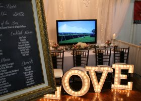 Big Ten Rentals wedding expo booth