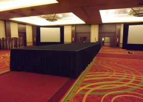 End of Bridal Show Runway