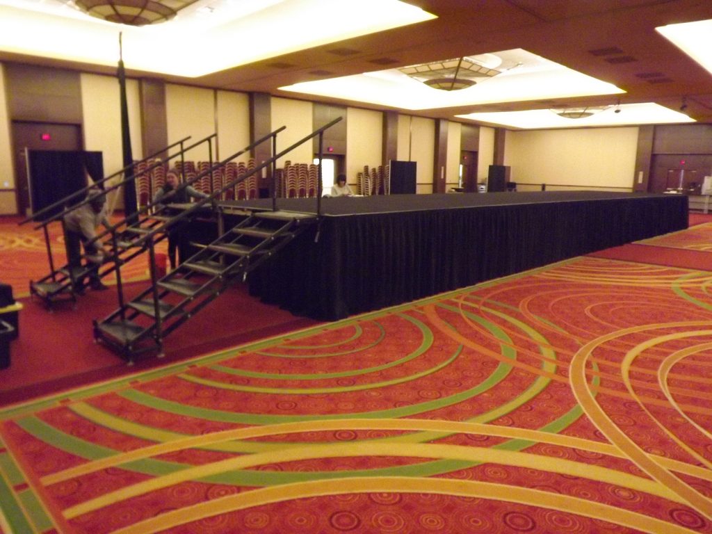 Stairs for Model Runway for Bridal Show