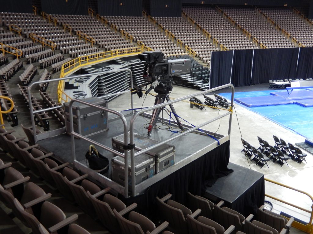Deck over obstructions at Carver-Hawkeye Area