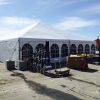 40' x 40' hybrid tent at Harbor Freight Tools parking lot sale